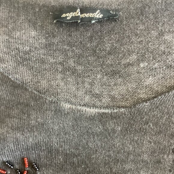 Angelsneverdie High Low Grey Sweater - Picture 2 of 6